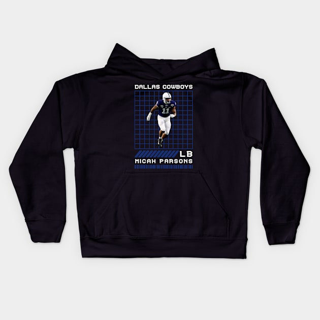 MICAH PARSONS - LB - DALLAS COWBOYS Kids Hoodie by Mudahan Muncul 2022